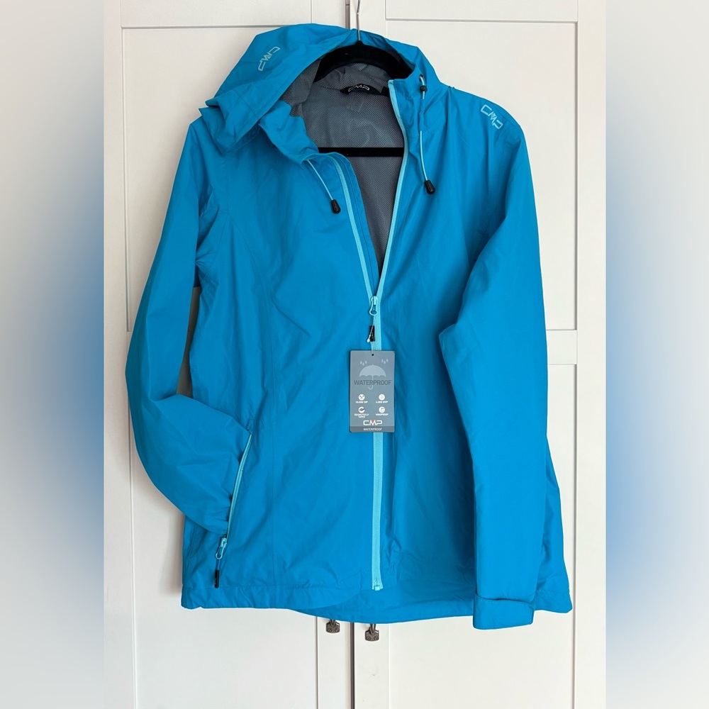 CMP Lightweight Waterproof Windproof Jacket Women - Blue - Size Large